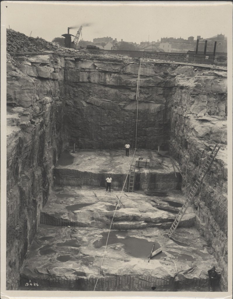 Construction of eastern skewback for Sydney Harbour Bridge, 1926
