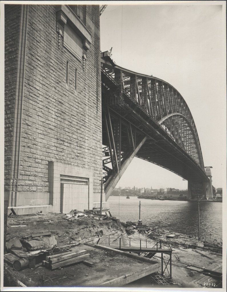 North pylon Sydney Harbour Bridge, 1932