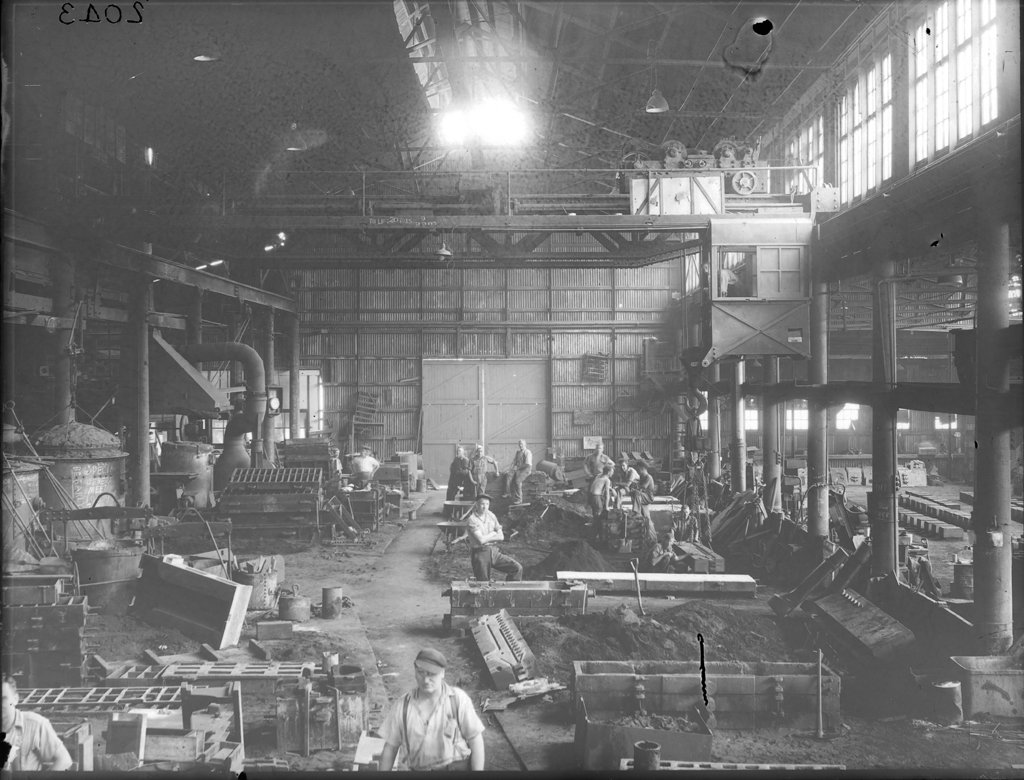 Iron Foundry at Clyde Works (1942)