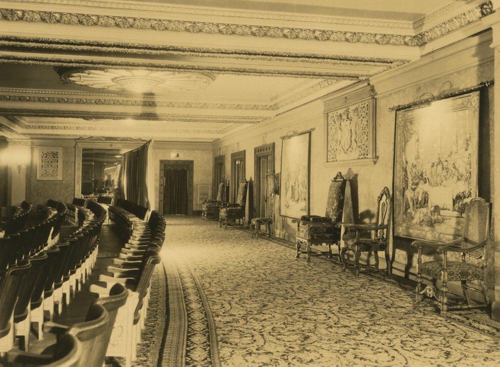 Dress circle of Regent Theatre, Melbourne, 1929, Sydney city centre