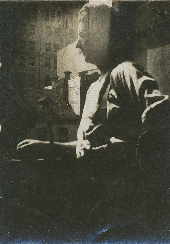 Man at window of projection box at Haymarket Theatre, Sydney, 1920 - 1929 (1925)