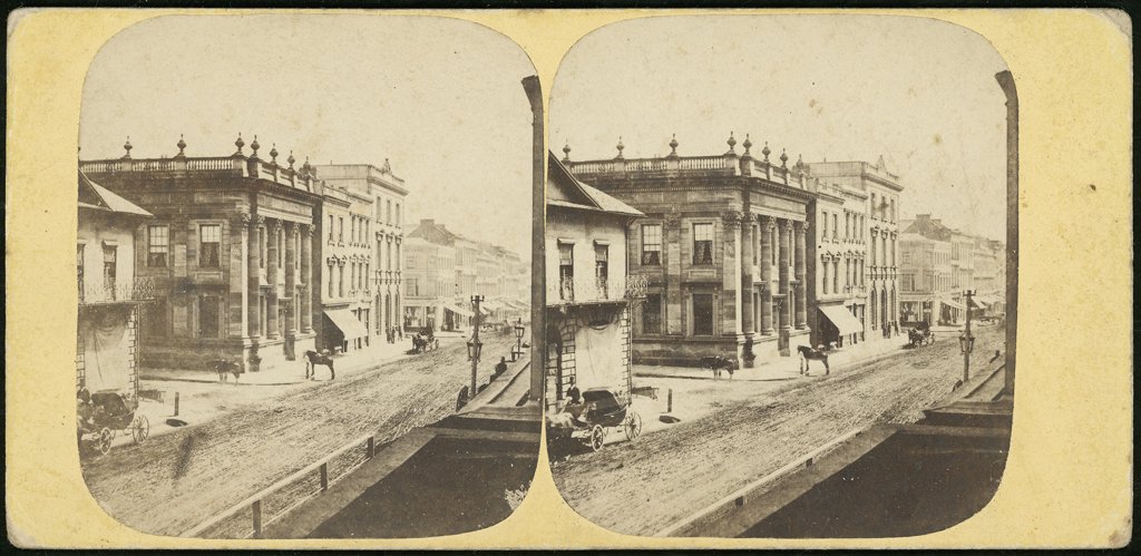 Commercial Bank, George Street, Sydney, 1860 - 1863, Sydney city centre (1860–63)