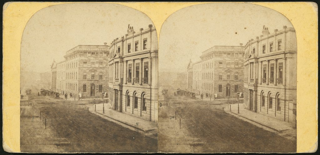 Herald Office, Pitt Street, Sydney, 1860 - 1863, Sydney city centre (1860–63)