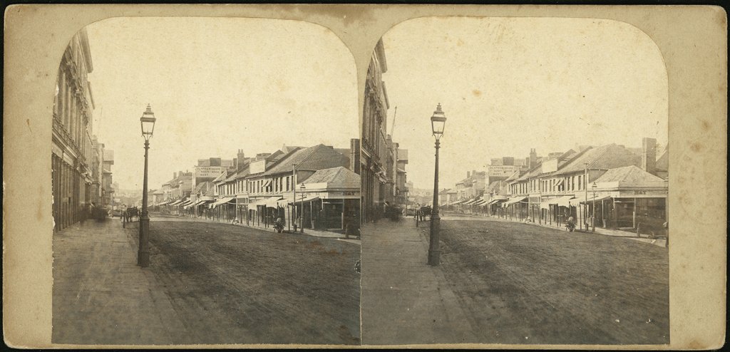 George Street Sydney, 1858 - 1860, Sydney city centre (1858–60)