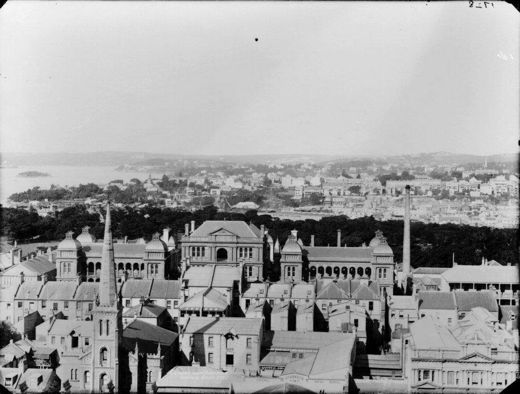 Sydney from Australia Hotel, looking East (1900)