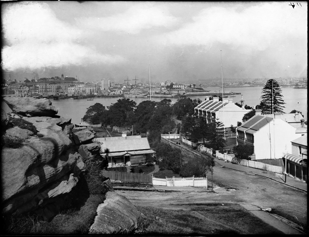 View towards Pyrmont from the north (1900)
