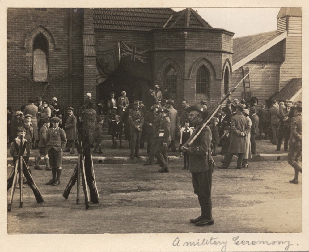 'A Military Ceremony' c.1935 (RAHS-Osborne Photograph Collection), Sydney (c. 1935)
