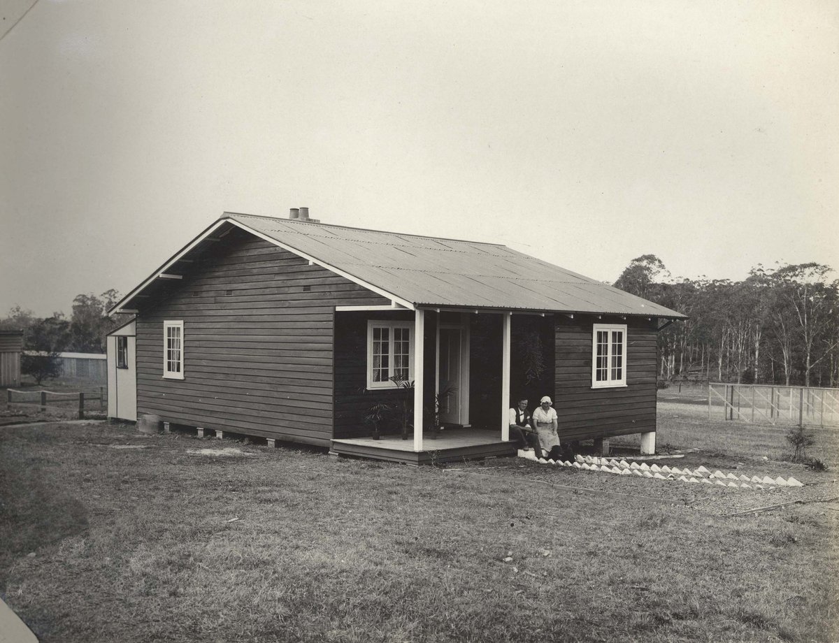 Grantham Soldiers' Settlement Estate - Grantham Stud Poultry Farm, settler's cottage, Seven Hills (c. 1921)