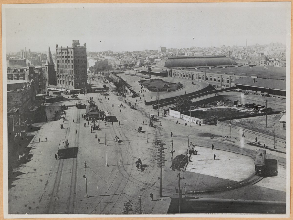 Sydney Station balloon loop (c. 1908)