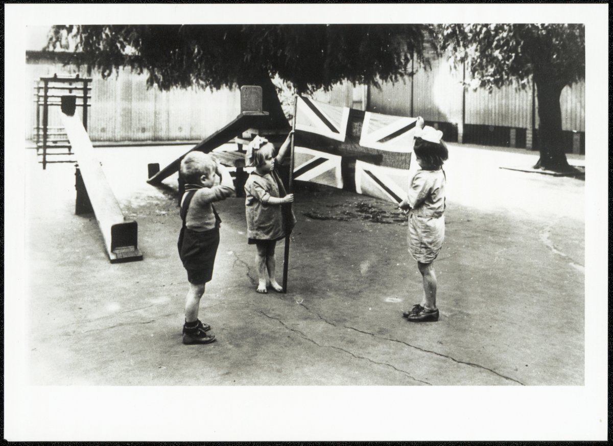 Blackfriars Public School - saluting the flag, Chippendale (c. 1923)