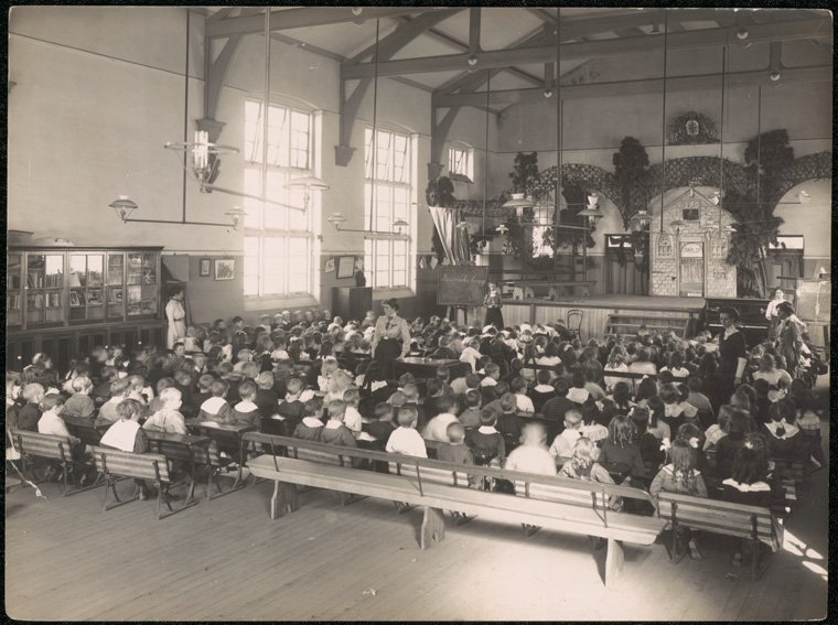 Drummoyne Public School - C-R (Class Room) Infants Assembly Hall (c. 1910)