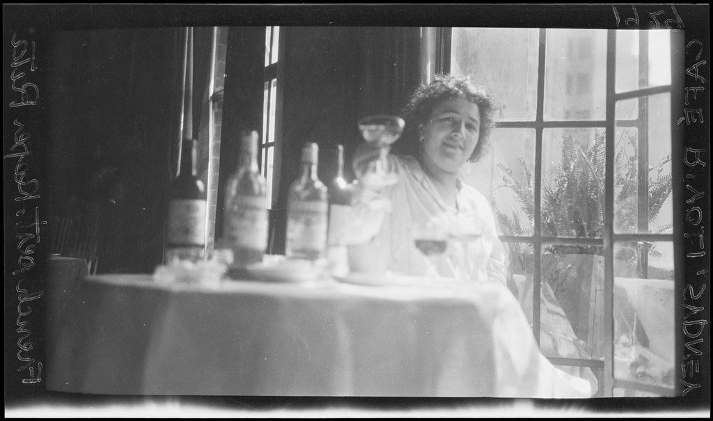 Henrietta Delboise proprietress of Cafe Rivoli at 154 Castlereagh Street, Sydney, 1929, Sydney city centre