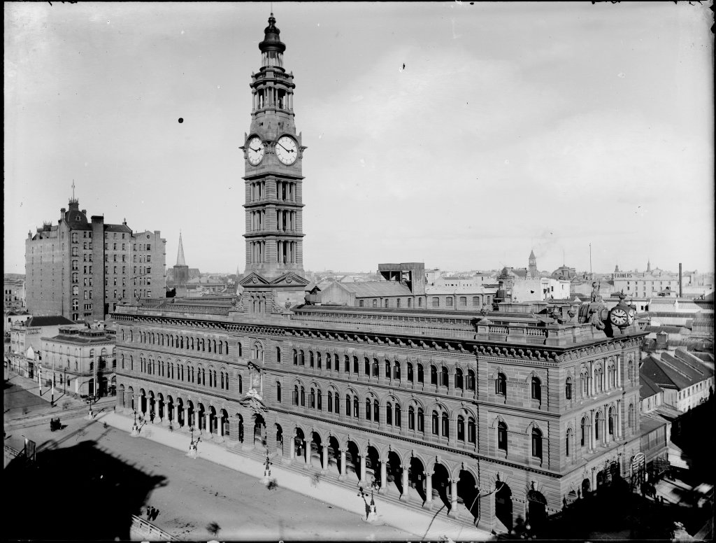 Sydney GPO building, Sydney city centre (c. 1900)