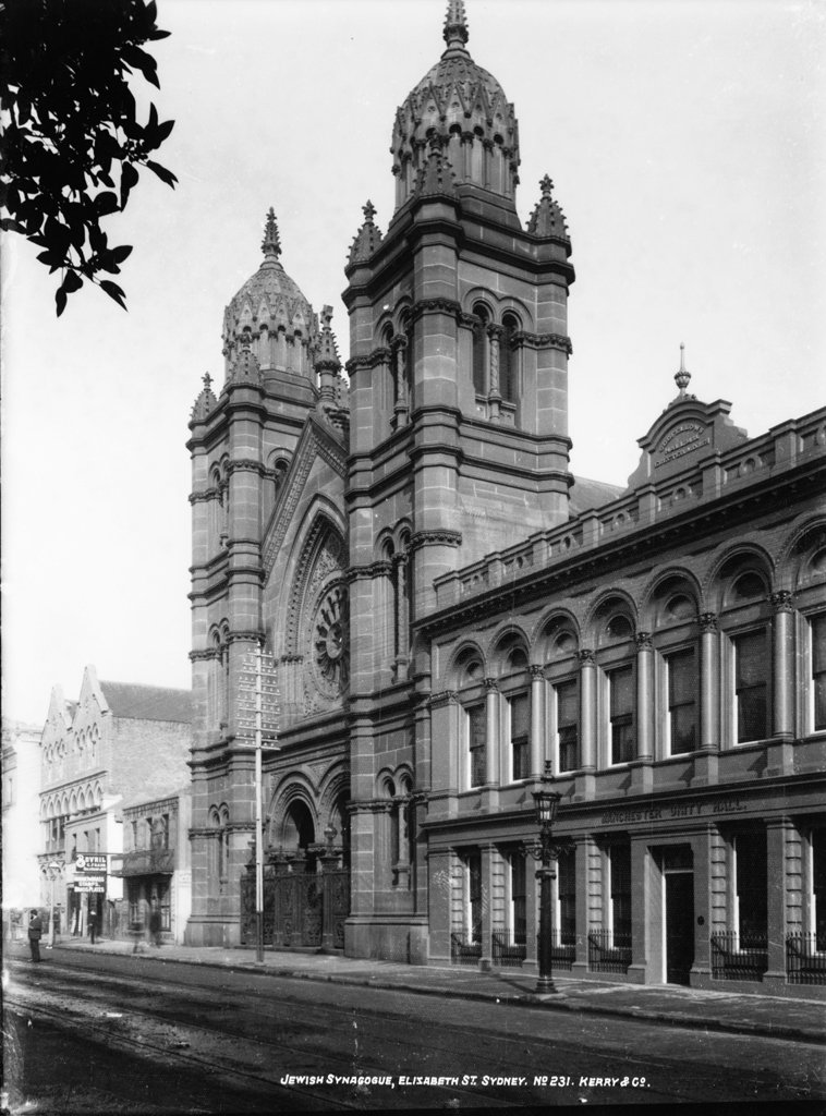 Jewish Synagogue, Elisabeth Street, Sydney (c. 1900)