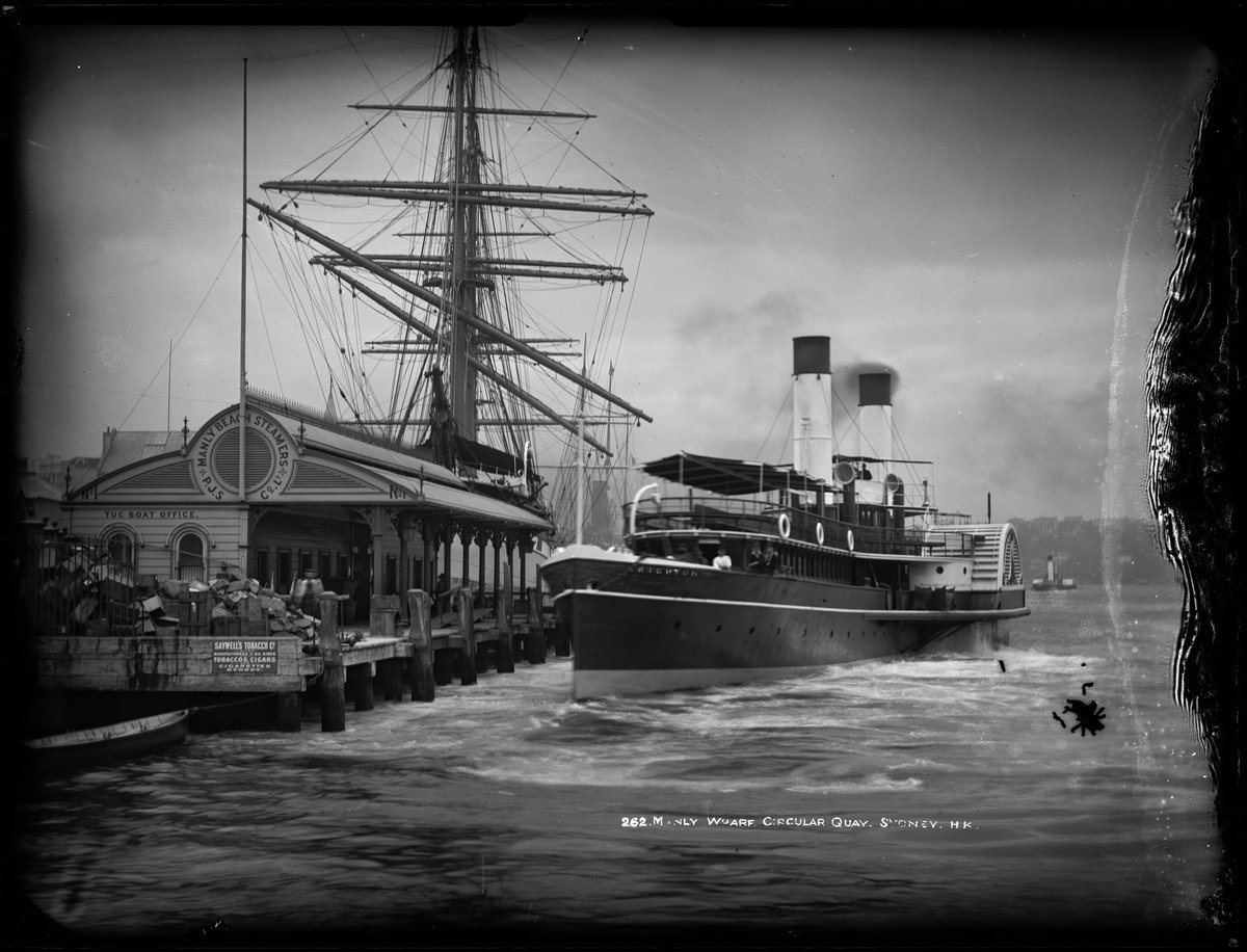 Manly Wharf, Circular Quay, Sydney (c. 1900)