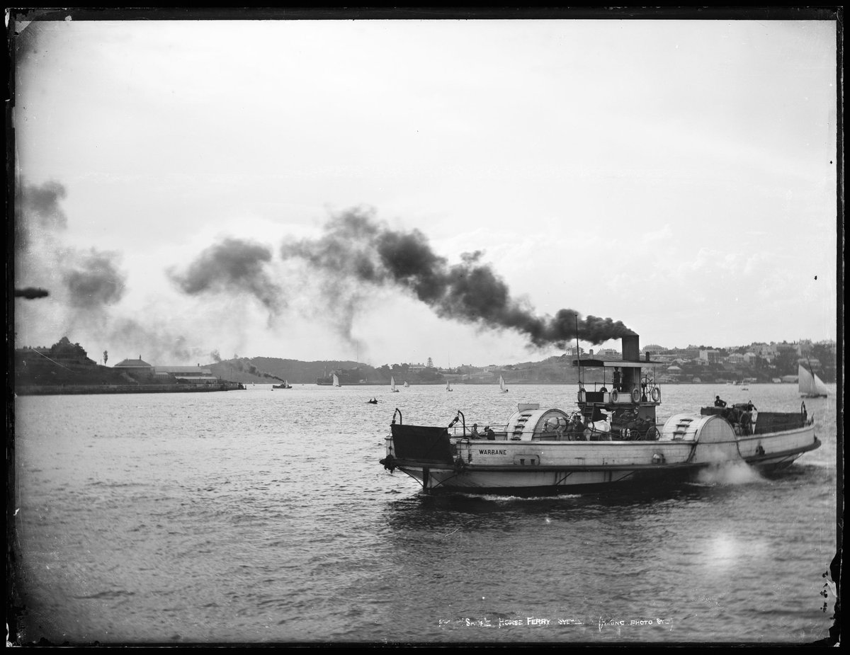 North Shore Horse Ferry, Sydney, Sydney city centre (c. 1900)