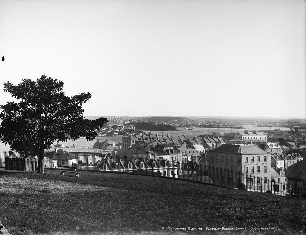 Parramatta River from Flagstaff Reserve, Sydney (c. 1900)