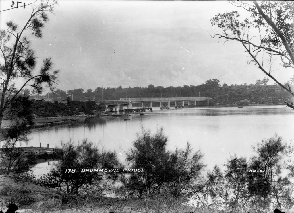 The Drummoyne Bridge (c. 1900)