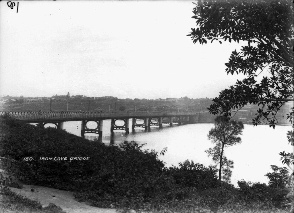 Iron Cove Bridge, Drummoyne (c. 1900)