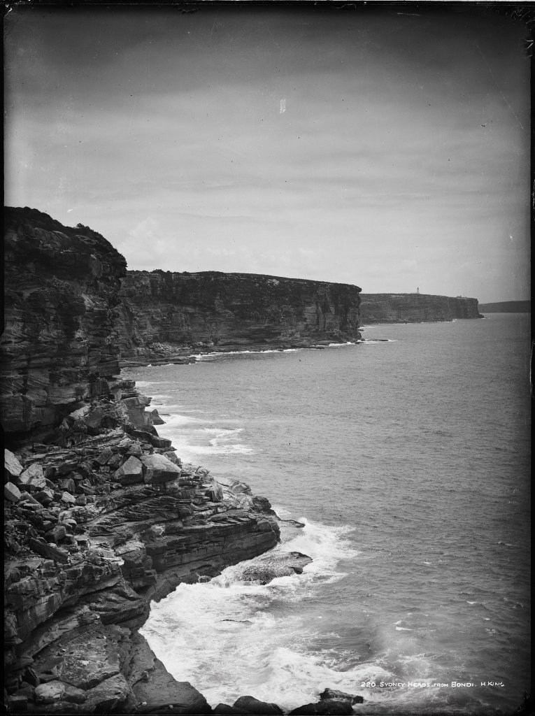 Sydney Heads from Bondi (c. 1900)