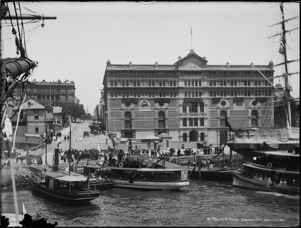 Phillip Street, Sydney - Circular Quay (c. 1900)