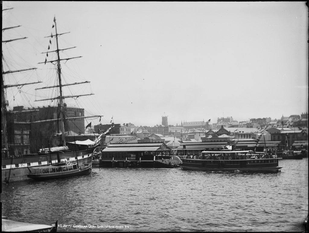 North Shore Jetty, Circular Quay, Sydney (c. 1900)