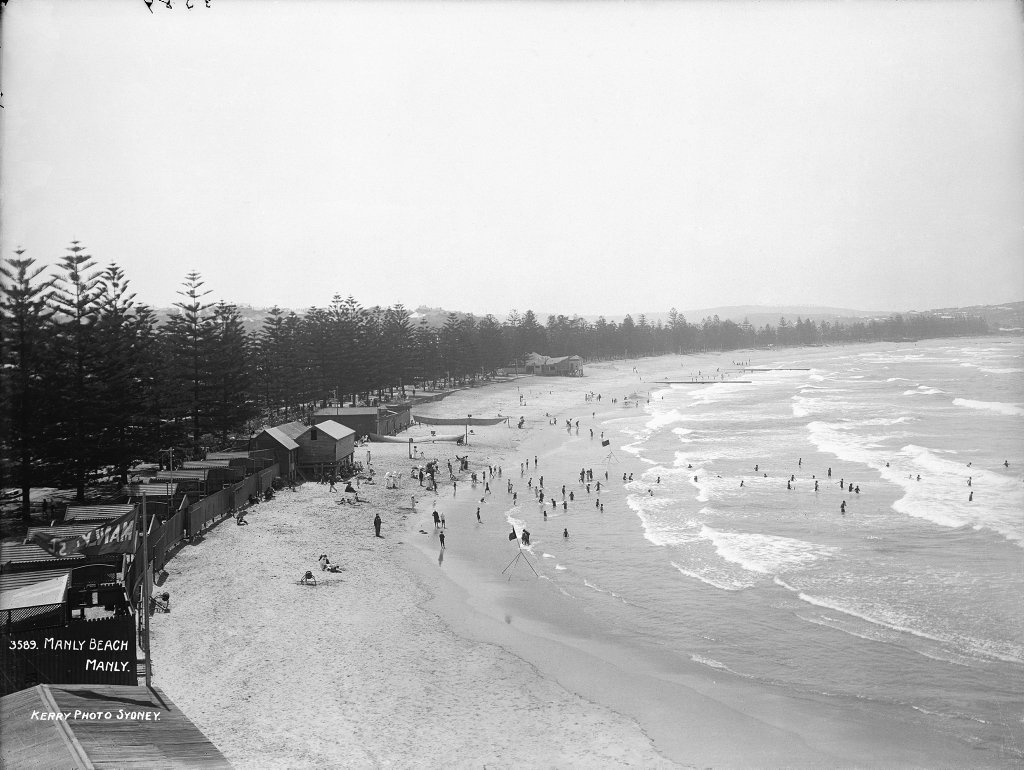 Manly Beach, Manly (c. 1900)