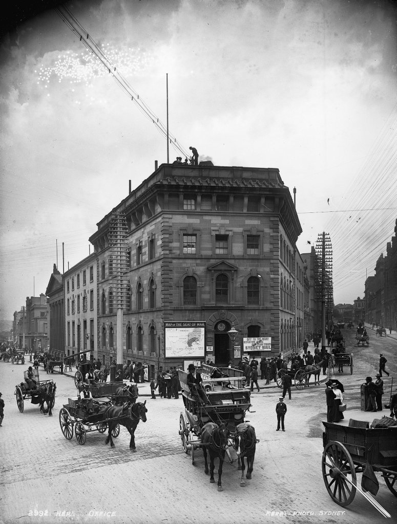 Herald Office, Sydney, Sydney city centre (c. 1899)