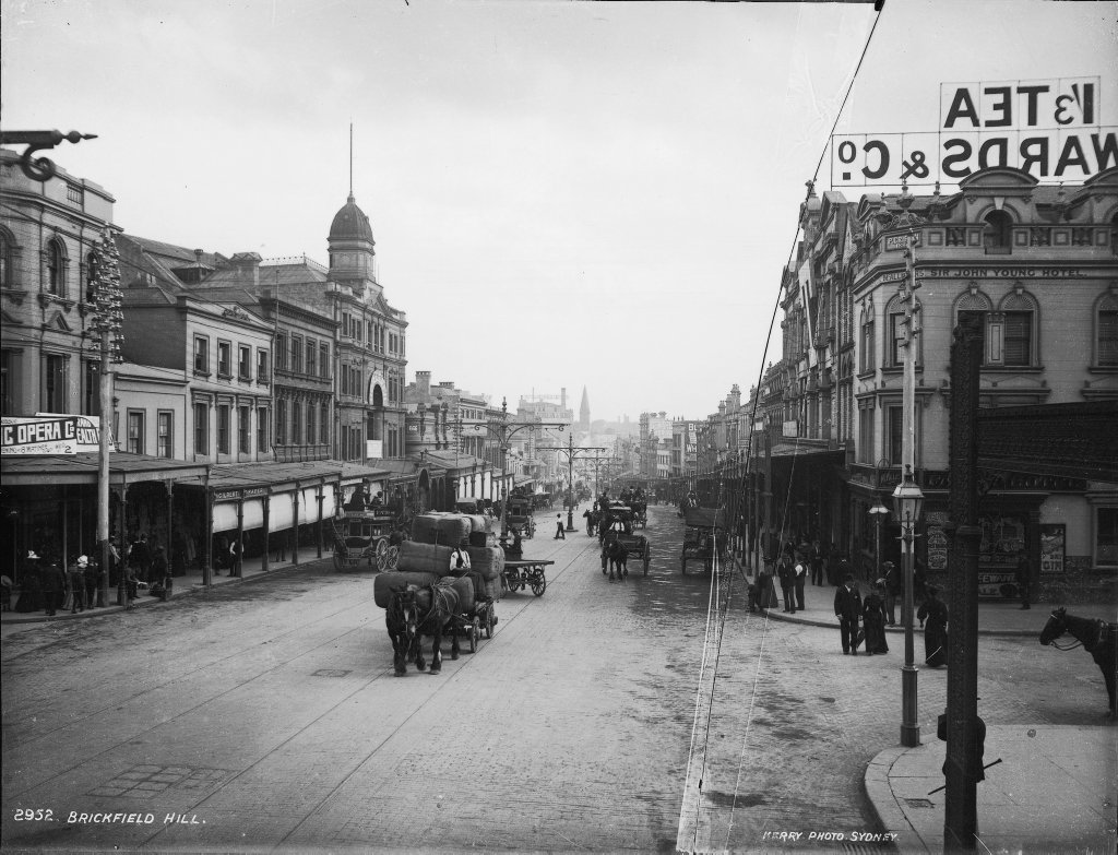 Brickfield Hill, Surry Hills (c. 1900)