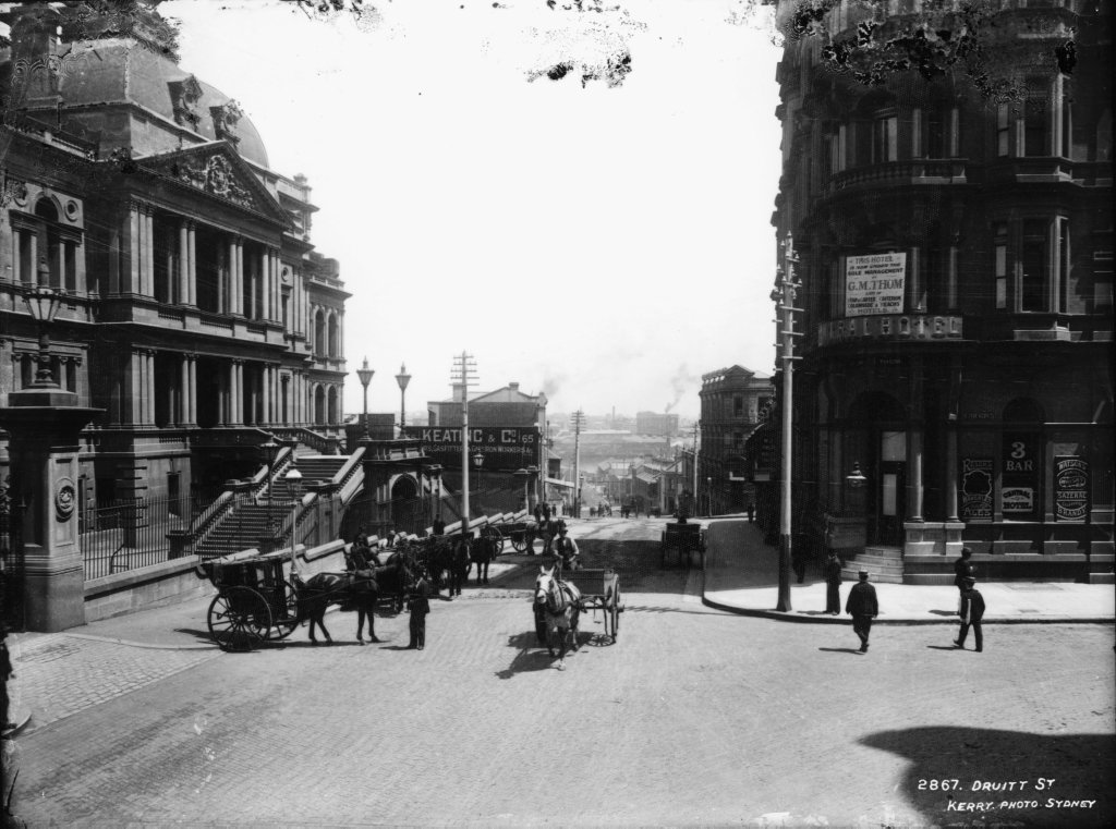 Druitt Street, Sydney, Sydney city centre (c. 1900)