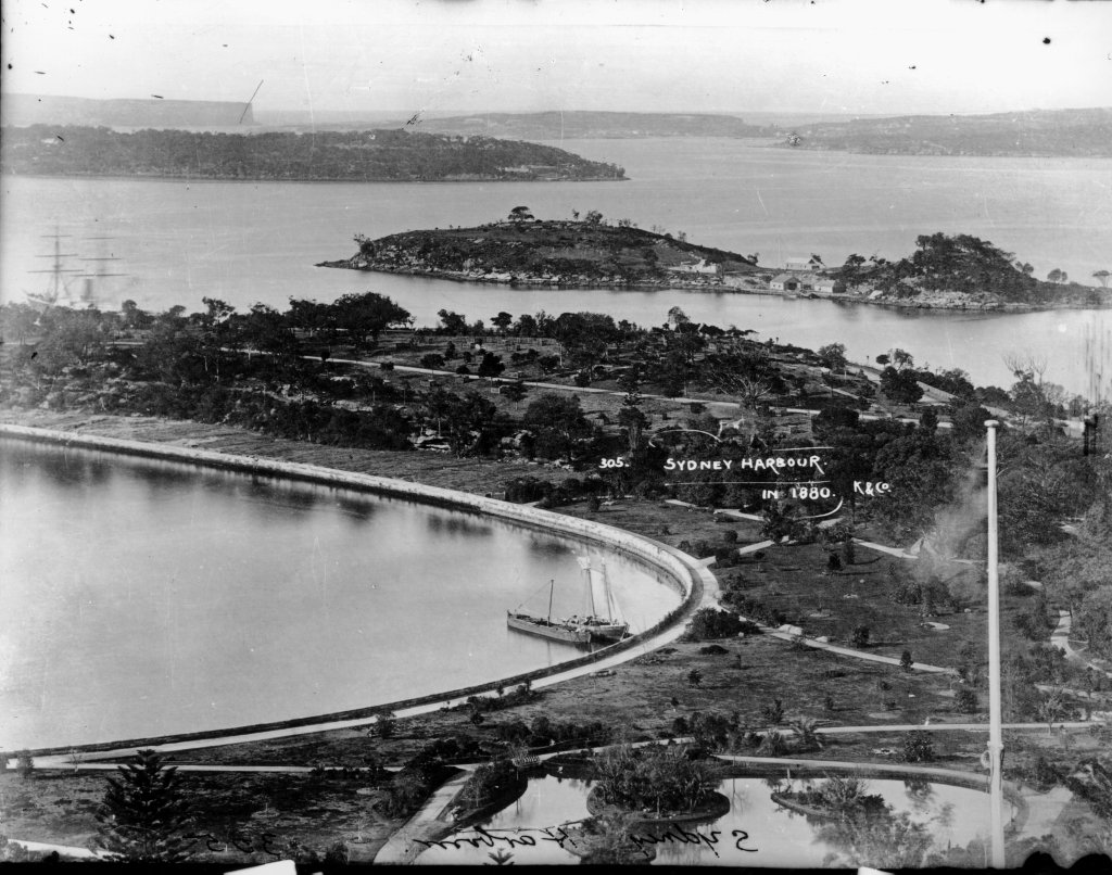 Sydney Harbour in 1880