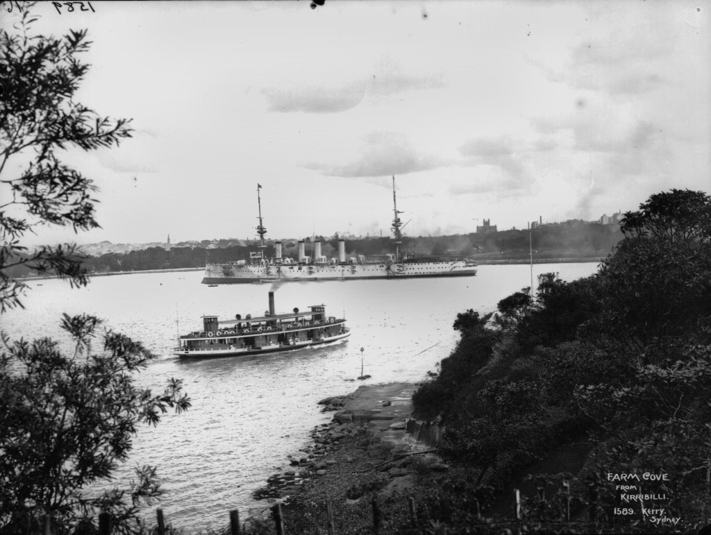Farm Cove from Kirribilli, Sydney city centre (c. 1900)
