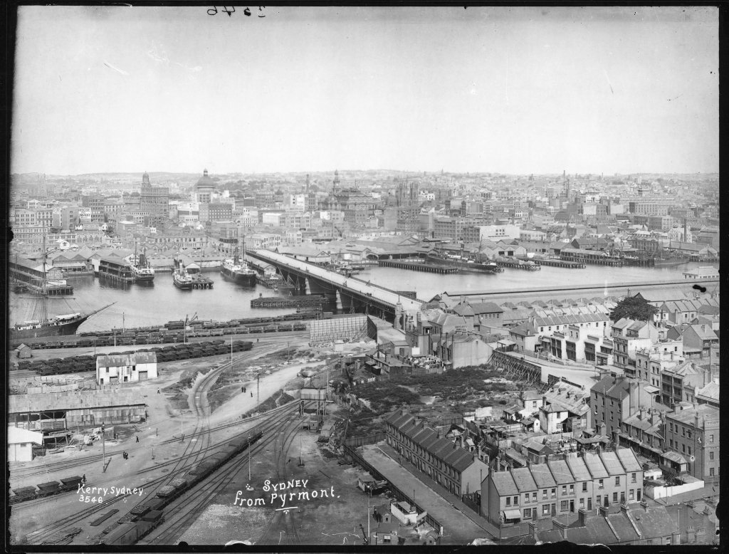 Sydney from Pyrmont (c. 1900)