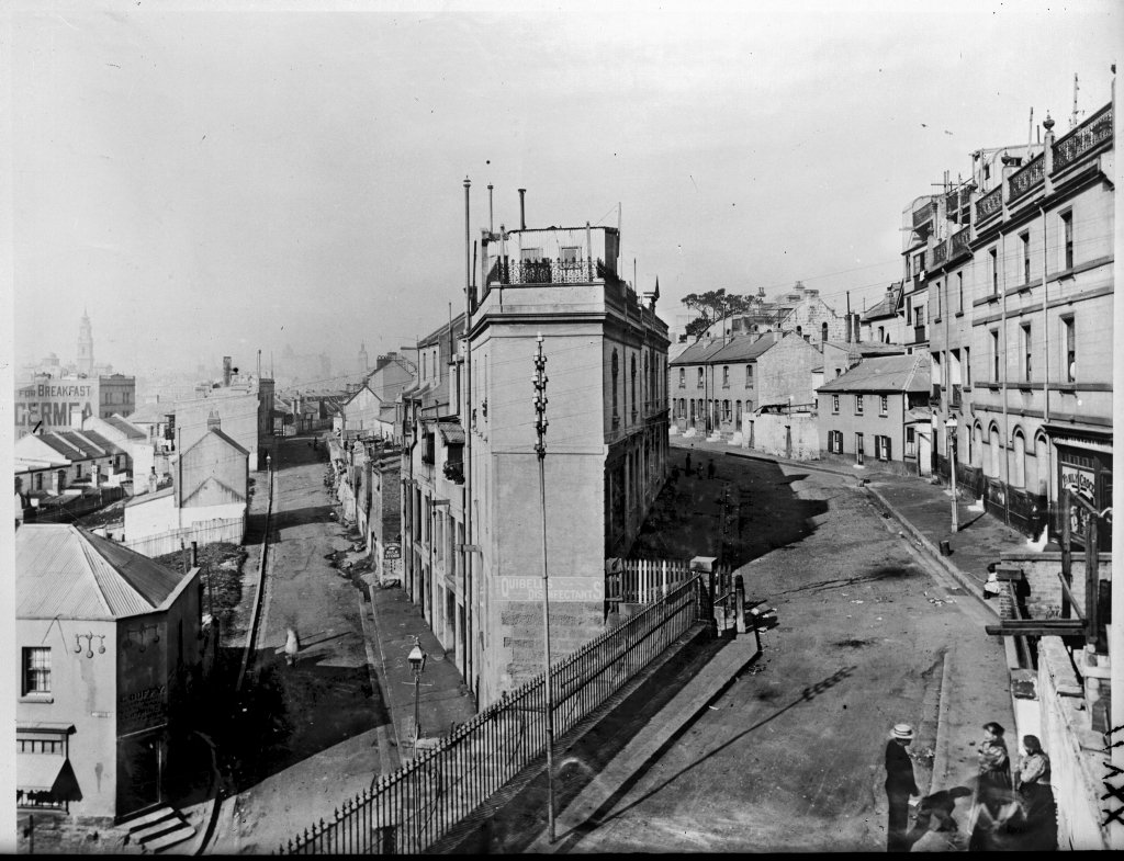 Gloucester Street, The Rocks (c. 1900)