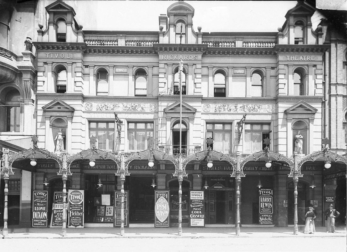 Castlereagh Street; Tivoli Theatre hall 35186, Sydney city centre (1900–11)