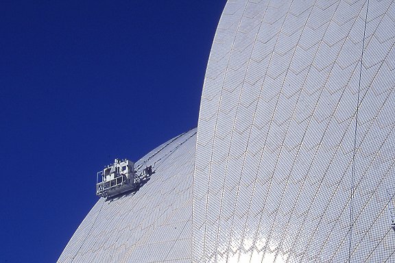 Sydney Opera House shells, Sydney city centre (1996)