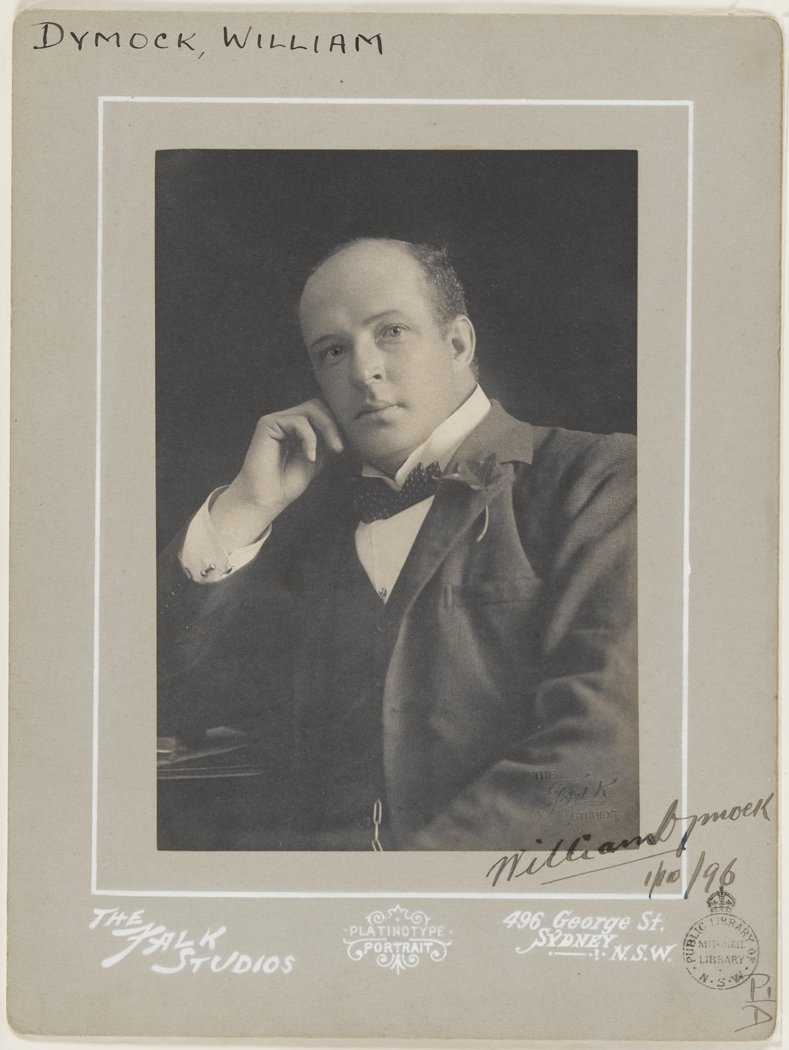 William Dymock (1861-1900), Australian bookseller, Sydney city centre (1896)