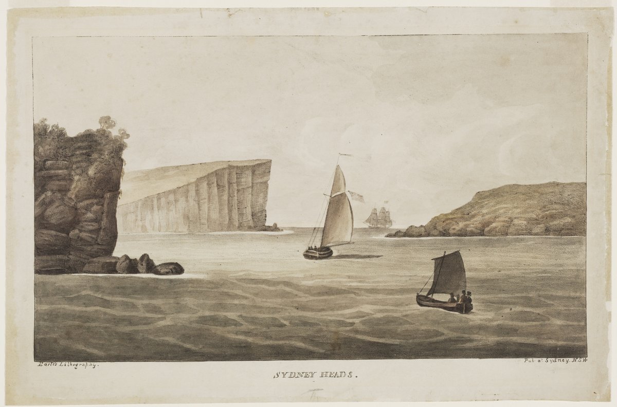 Sydney Heads Augustus Earle ca. 1826 (c. 1826)