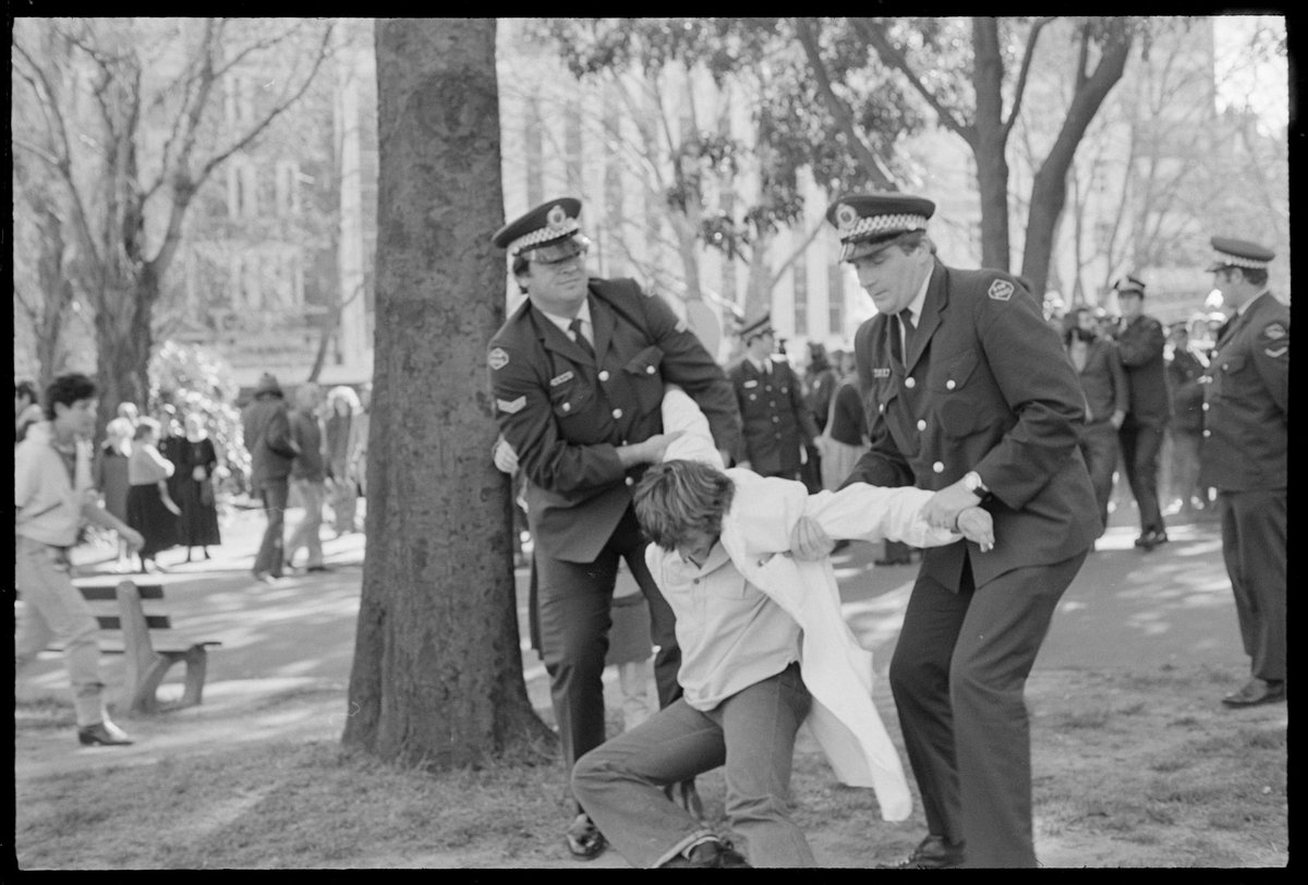 Item 0367- Tribune negatives including gay liberation and homosexual demonstrations, Sydney, New South Wales, September 1978, Sydney city centre