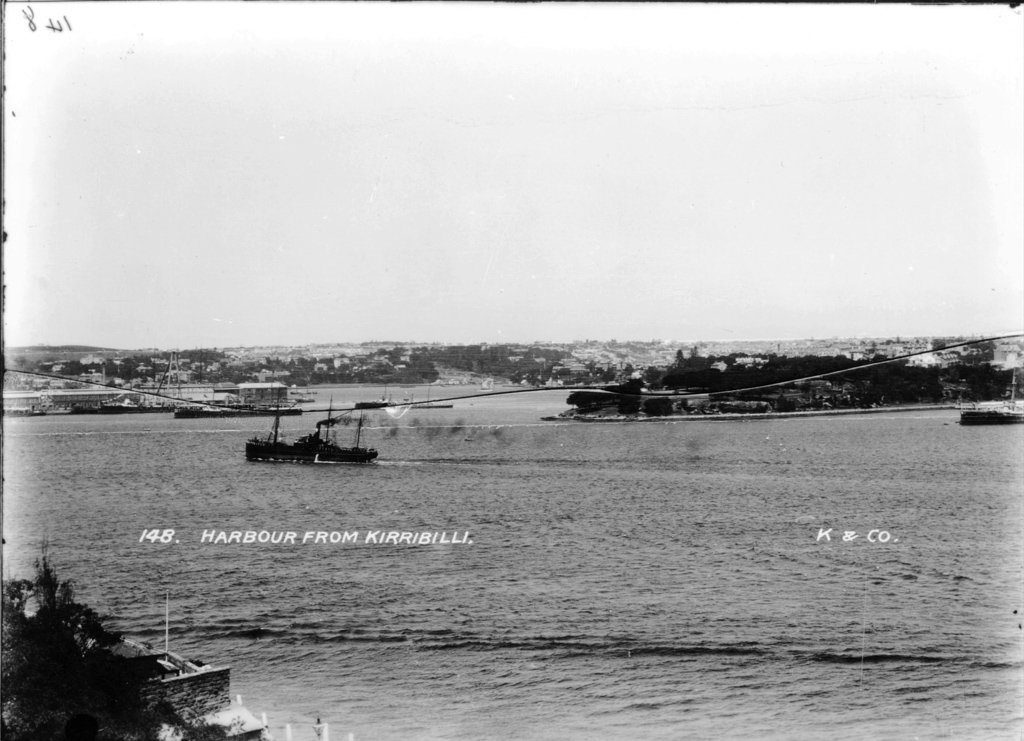Harbour from Kirribilli (c. 1900)