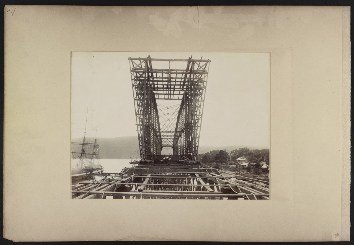 Span of Hawkesbury River Railway Bridge, New South Wales, Australia LCCN2016651642 (1887)