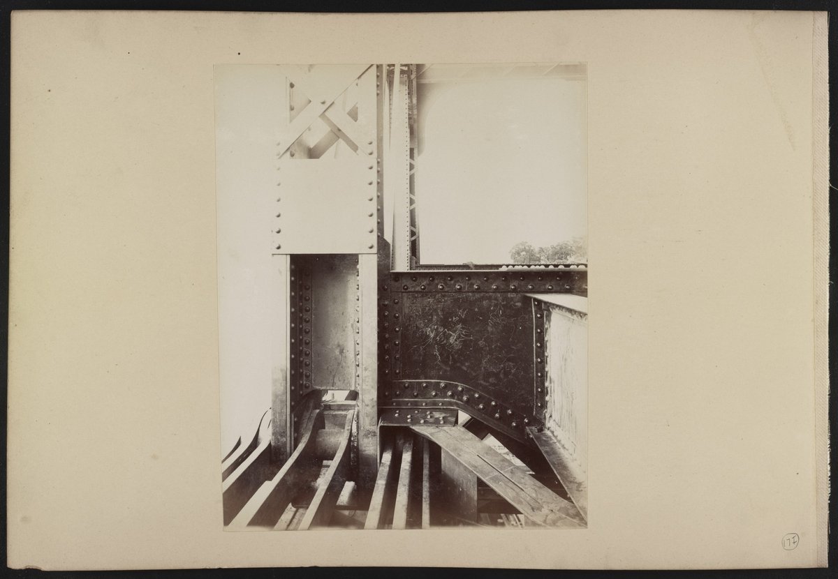 Detail of ironwork on the Hawkesbury River Railway Bridge, New South Wales, Australia LCCN2016651653 (1888)