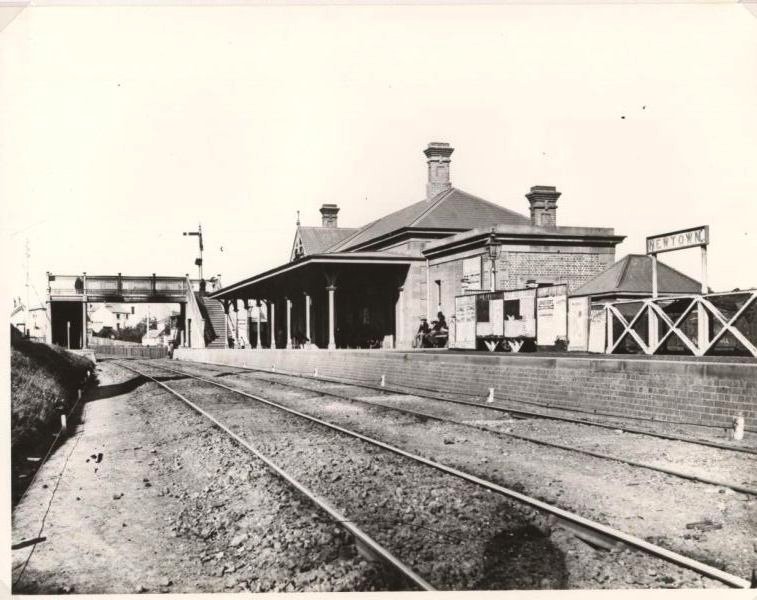 Newtown original station (c. 1880)