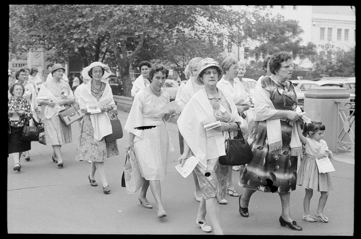 International Women's Day March, From Bathurst St, Sydney NSW 05, Sydney city centre (1965)
