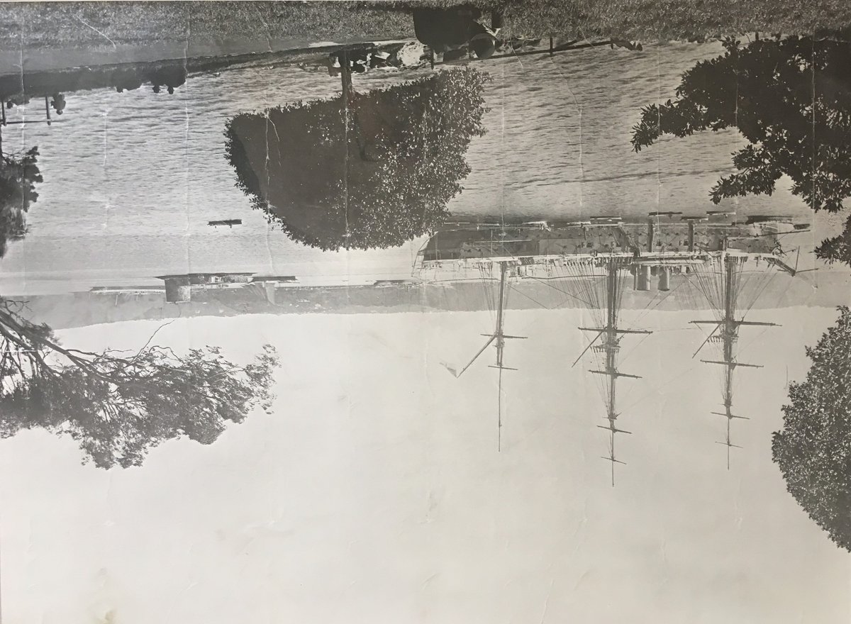 HMS Nelson in Sydney Harbour between 1885
