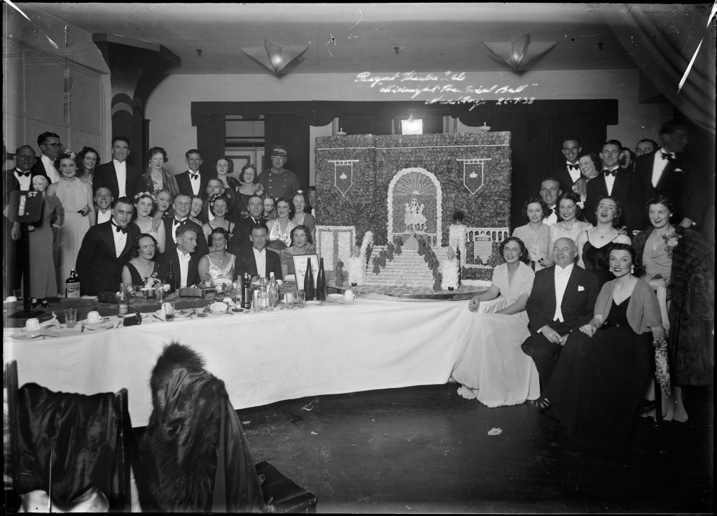 Regent Theatre table at Midnight Theatrical Ball from The Powerhouse Museum, Sydney city centre (1930–50)