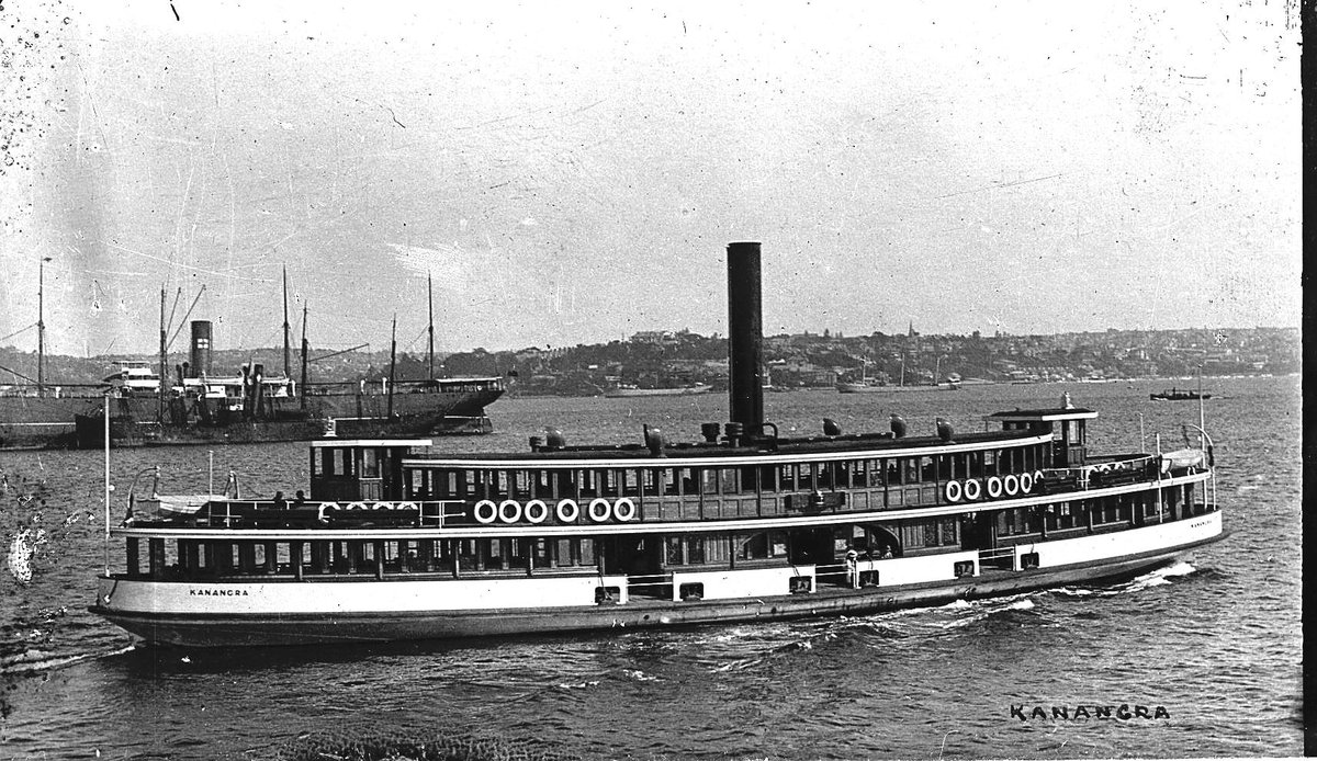 Steam Ferry Kanangra, Sydney Harbour (c. 1912)