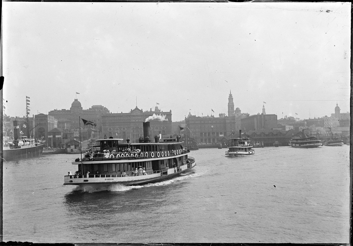 Sydney Ferry KURRABA, Circular Quay (1899–1914)