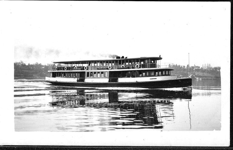 Sydney Ferry BRONZEWING 2, Gladesville (1920s)