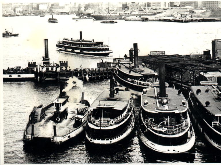 Sydney Ferries BARANGAROO, KANGAROO, KANANGRA, Milsons Point (1920s)